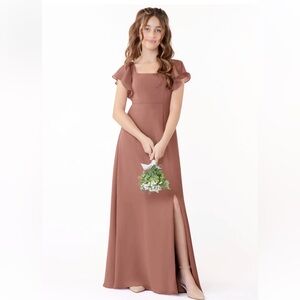 Azazie junior bridesmaid dress